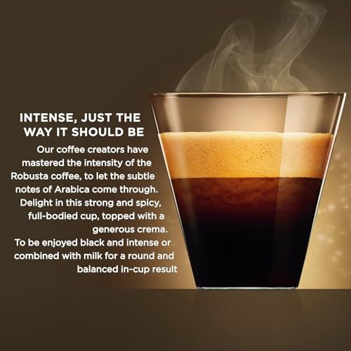 Image of Nescafe Dolce Gusto Espresso Intenso Coffee Capsules, Intensity 7, Full-Bodied & Spicy, 16 Capsules, Make Your Everyday Special, (Product Of UK) From DECADENT