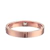 Michael Kors Rose Gold Tone Pave Fulton Hinge Bangle Bracelet