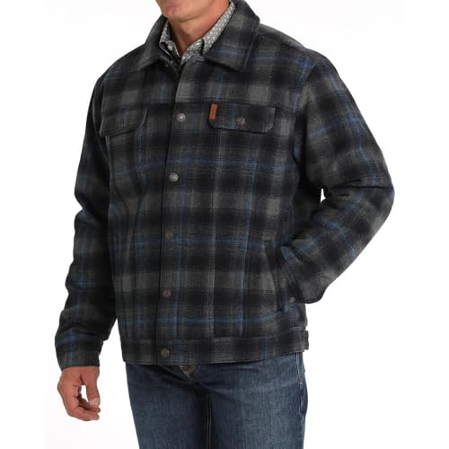 Cinch Men's Plaid Twill Jacket - Main Image
