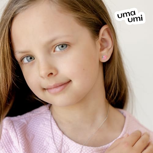 925 Sterling Silver Bird Stud Earrings for Girls Hypoallergenic Safety Screw Back Rhodium Plated - Bird Gifts Earrings for Baby Toddlers Little Teens Kids Jewelry3