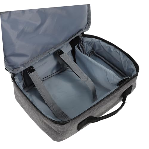 Funda portátil para proyector Tofficu para uso en casa y oficina, estuche protector con asa para proyectores digitales, diseño elegante para viaje y uso diario miniatura 3