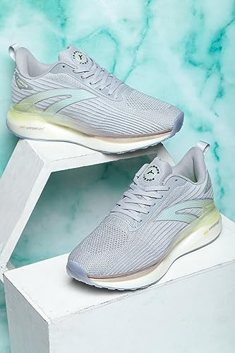 Image of ABROS Mens Edge ASSG1305 Sports Shoes Cream /Turquoise 6UK