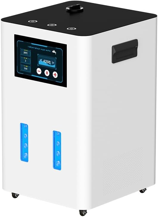 3-Outlet Hydrogen Inhalation Machine, Large-Flow Hydrogen Water Generator, 99.99% High-Purity, SPE/PEM Technology, Support Two People Use Same Time (4200 ML)
