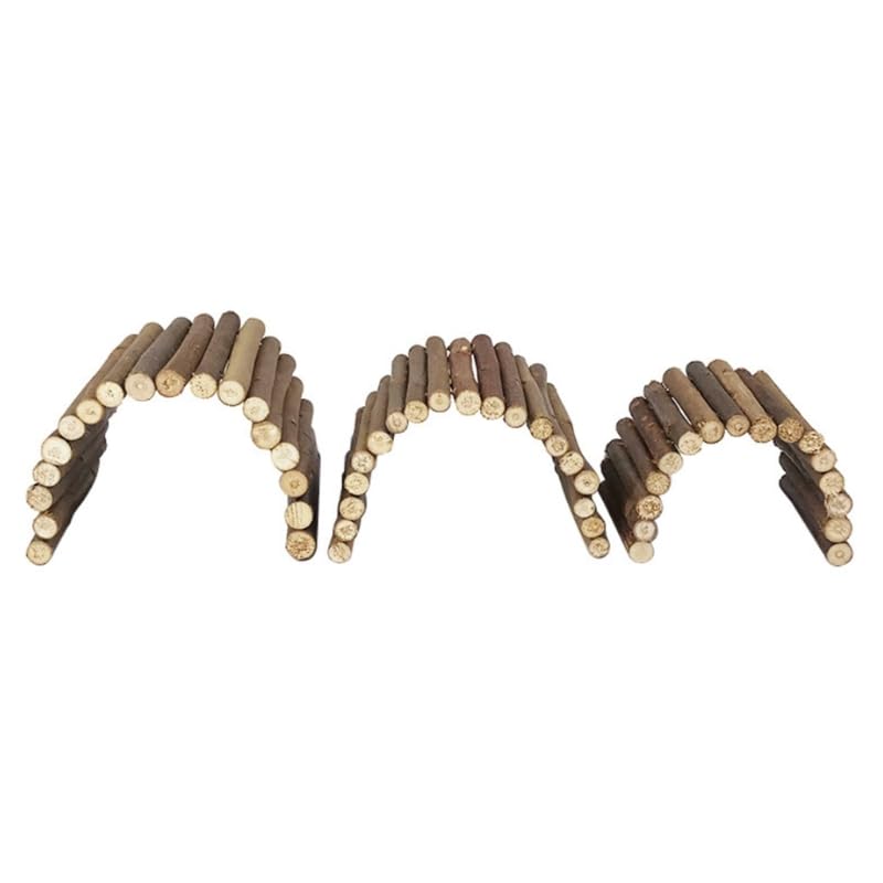 Juguetes para hámsters, Juguete for hámster, Columpio de Madera for, escondite, Puente for Ratas, Juguetes for la dentición, Conejos, Escalera Escalada, Juguete, 1 Pieza M(M)