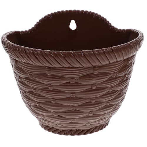 SHINEOFI Geflochtener Pflanzkorb Hängender Blumentopf für...