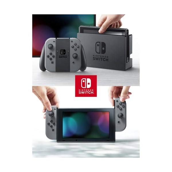 Nintendo Switch with Grey Joy-Con Controllers - UK Version - Image 3
