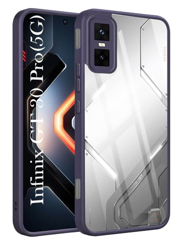 Image of Jkobi Ultra-Hybrid Back Cover Case for Infinix GT 30 Pro (Lifetime Anti Yellow | Anti Scratch | Crystal Clear Shockproof)