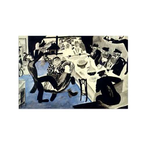 Tableau sur toile Chagall Le Mariage 40x60cm pour salon