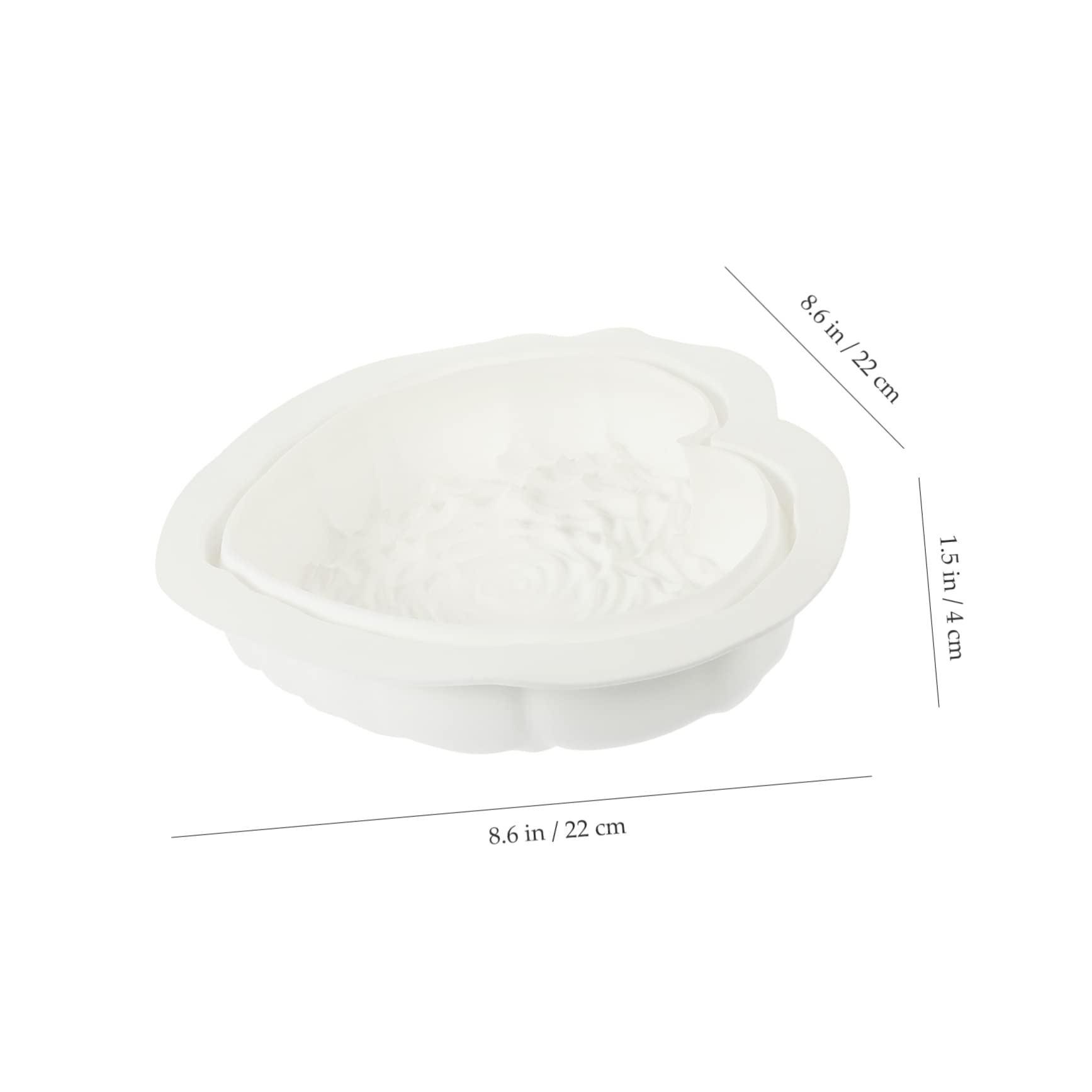 GLEAVI 2 Pezzi Muffa Della Rosa Dell'amore Cuore A Forma Di Muffa Riutilizzabile Stampo Di Cioccolato Stampo in Silicone Di Stampo Per Mousse Bianca Gel Di Silice