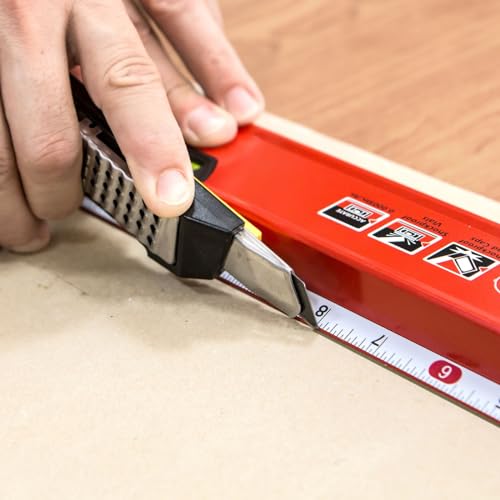 Image of Kapro - 770 Exodus Professional Box Level - 36 inch - With 45 Vial & Ruler - For Leveling, Measuring, Marking, and Cutting - Features 3 Vials, Precise Straightedge, and Wall-Grip | 45 Vial & Ruler - 3 Vials - Precise Straightedge - Wall-Grip - For Leveling, Measuring, Marking, and Cutting