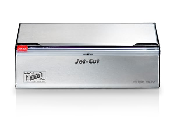 Film transparente industrial con dispensador de acero INOX de 30cm x 500m