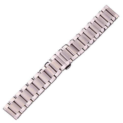 Bracelet montre métal solide inoxydable pour remplacer sangle usée - 6