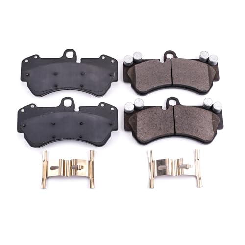 Image of PowerStop Front Brake Pads for Mercedes-Benz G550 2017-18 |G550 4x4 2018 |Porsche Cayenne 2003-06 |Cayenne 2008-10 - Z17 Ceramic Brake Pads with Installation Hardware, 17-1007