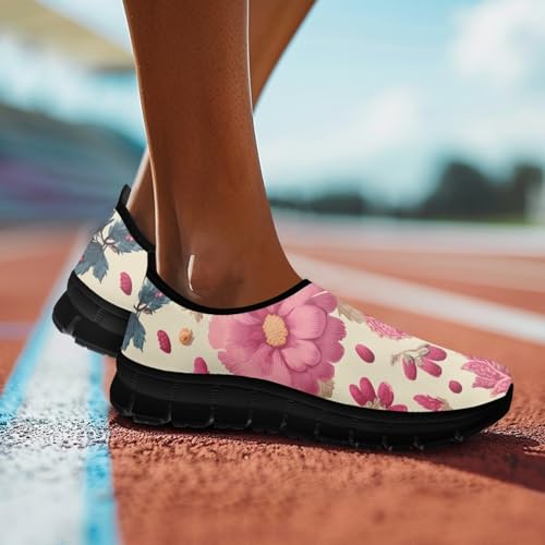 Comfortable Walking Shoes Women Breathable No Laces Slip On Loafers Ladies Daily Wear Gifts for Wife Mom Sister4