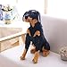 Mhtop Bambola Morbida per Cani di Peluche realistici Animali di Peluche Rottweiler
