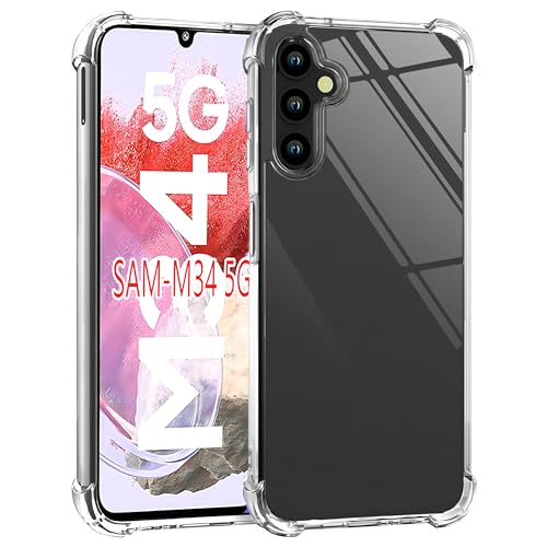 Coque Samsung M34 5G transparente souple idéale pour protéger votre téléphone lors de vos sorties