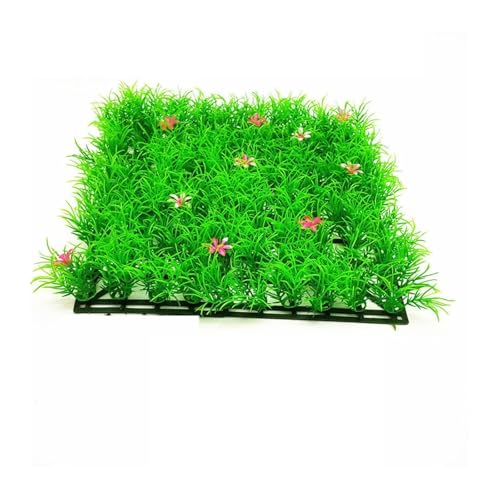 25x25 cm Artificial Grass Mat Fake Moss Landscape Decoration Aquarium Fish Tank Simulation Plants Lawn Turf Green water lawn For Sports(Style2)