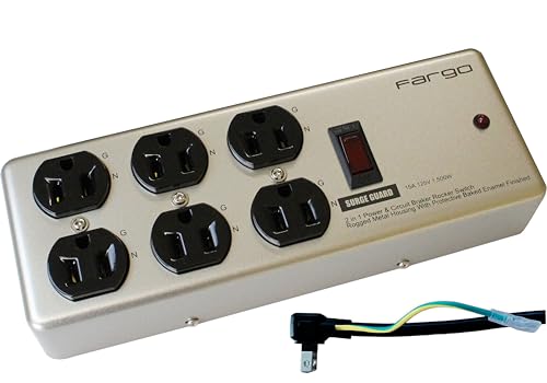 オーディオ用 6口電源タップ (金属筐体）A Amazon.co.jp: ノーブランド品□超高圧アルミ合金仕様オーディオ
