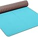 Heathyoga Eco Friendly Non Slip Yoga Mat, Body Alignment System, SGS Certified TPE Material - Textured Non Slip Surface and Optimal Cushioning