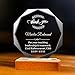 Personalized 6¡± Glass Plaque, Engraved with Names, Appreciation Messages and Company Logo, Completely Customized Gift Plaque, Award Trophy for Retirement Employee, Manager, Boss.