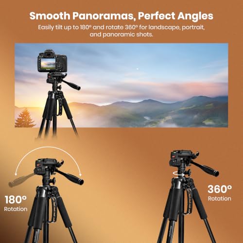 Image of Simpex Professional Tripod Cum Monopod 790 PRO with Multipurpose Head for Low Level /Table Top Shooting /and Panning for Photography and Videography Suitable for DSLR, DV Camera, Binocular