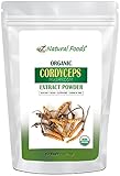 Z Natural Foods Organic Cordyceps Mushroom Extract Powder - 1 lb, 161 Servings - Medicinal Mushroom, Supports Immunity and Health, Adaptogen Supplement for Energy and Endurance