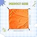 rockible Tent Top Cover Rainfly Accessory Lightweight Rainproof Tent Tarp Sunproof Top Cloth for Backpacking, Hiking, Travel, Camping, Orange