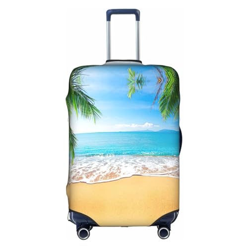 Housse de protection pour valise Ocean Sea Beach grand bagage extensible motif palmier plage OdDdot