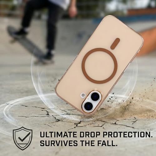 Image of Crystal Desert Magnet Case for iPhone 16 Plus, Premium Polycarbonate, Ultra Strong Magnets, 360 Drop Protection, Raised Camera Protection, MagSafe Compatible