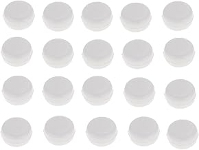 20 Pcs White Rattle Box Noise Maker Insert Squeaker Plastic Ring Box Repair Fix Baby Rattle Accessories (15mm)