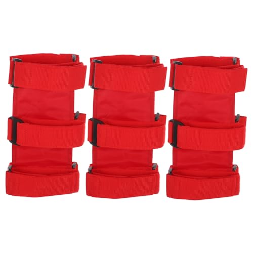 SOESFOUFU 3個車用消火器固定バンド 可能なタッチファスナー式ホルダー 固定力強化で走行中も安定 複車種対応の消火器マウントベルト