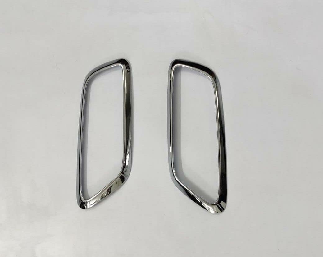 CARMART CNLEAGUE Rear Reflector Chrome Garnish compatible for Grand Vitara/Hyryder set of 2