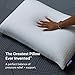 Purple Harmony Pillow – Talalay Latex Foam Cooling Pillow for Combo or Side Sleepers, 360º Hex GelFlex Grid for No-Pressure Support and Luxurious Weightless Feel - Standard, Medium Feel, Med Height