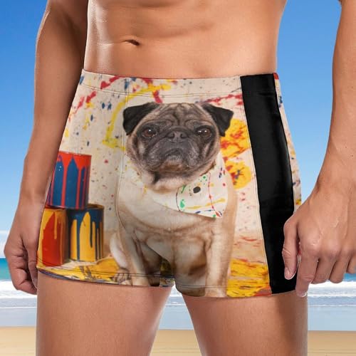Maillot de Bain Homme Slip sans Frottement - Boxer de Bain Bulldog Ajusté et Confort