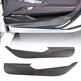 Car Interior Door Panel Trim Anti Kick Kit Compatible with Corvette C8 Stingray 2020 2021 2022 2023 Door Panel Kick Cover Trim Interior Decoration C8 Accessories (Carbon Fiber Pattern)