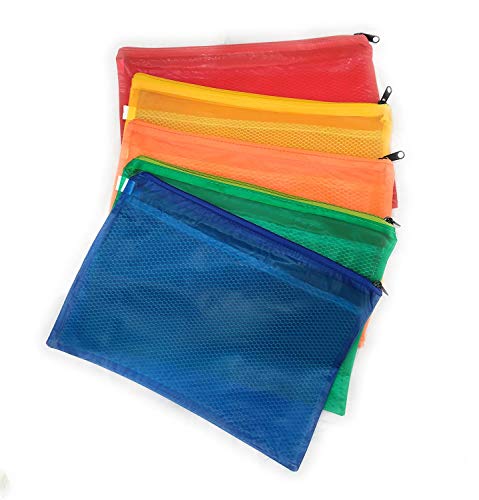Image of Large Size Document Zip Bag /Pouch Multicolour (5, A3)