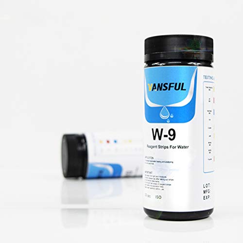Uyuke 100Pcs Water Test Strips Water Quality Testing Strips Water PH Nitrite Testing Tool