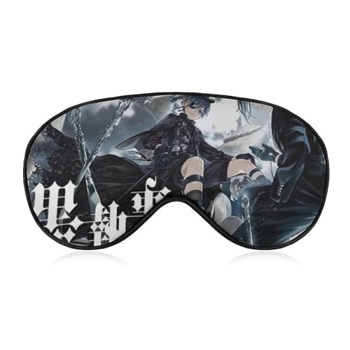 黒執事 (1)_副本 アイマスク 睡眠用アイマスク 遮光率99.99%以上 目隠し シルク アイピロ 眼罩 睡眠グッズ 快眠 安眠 圧迫感なし 通気性