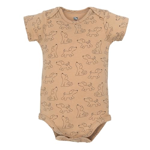 Image of Hudson Baby Unisex Baby Cotton Bodysuits 5-pack