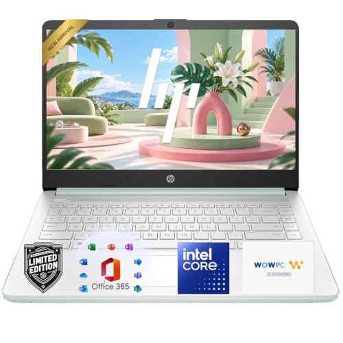 HP 14" Laptop Computer, 2026-2027 Edition, Intel N150 Processor, 4GB DDR5 RAM, 128GB SSD, 1TB Cloud Storage, Windows 11 with Microsoft 365 - image 1