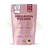 NUTORI - Kollagen Pulver 300 g - Typ I & III - optimale Bioverfügbarkeit und Löslichkeit - Weidehaltung - Collagen Pulver Hydrolysat Peptide - Produziert & laborgeprüft in Deutschland