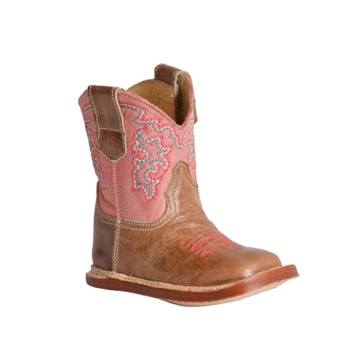 ROPER Baby Girl's Cowbabies Parker (Infant/Toddler) Tan 3 Infant M