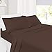 Full Size Sheets â€“ 4 Piece Full Dark Brown Bed Sheet Set - Hotel Bed Sheets - Soft Microfiber Sheets - Easy Fit 8