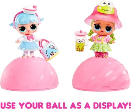 L.O.L Surprise Dolls- L.O.L. Surprise Loves Hello Kitty Tots Core Characters Asst in PDQ, Colour, 523840-EUC