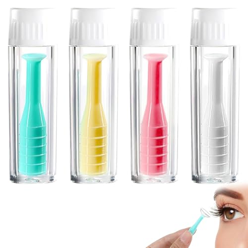 YAOYYG 4 PCS Insertadores Lentes Contacto Silicona, Ventosa Para Lentes De Contacto,Ventosa Quita Lentillas Blandas,RGP Ventosa Para Lentillas Duras,removedor De Lentes De Contacto Portátil Para Viaje