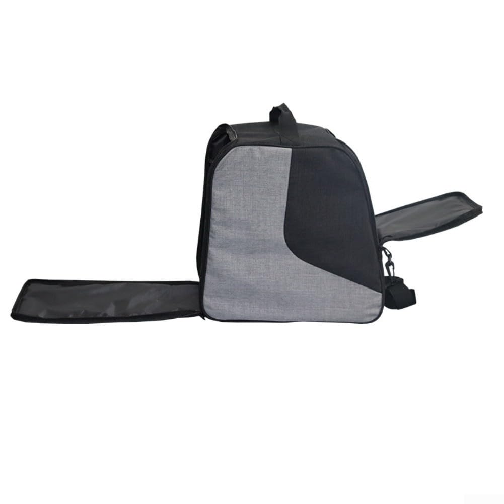Zaino per scarponi da sci, impermeabile, in tessuto Oxford, con scomparti separati per stivali, casco e guanti, cinghie imbottite ergonomiche, organizer per sport invernali e viaggi