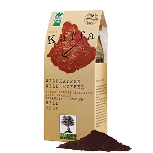 ORIGINAL FOOD Wildkaffee "Kaffa", mild, gemahlen (250 g) - Bio, 10er Pack