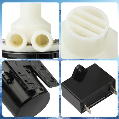 APTA92P10WD1 Ice Maker Machine Pump Motor Assembly Fits for Hoshizaki PA0613 | Fits for Model KM-450 Thru KM-900 KML-600MAH URC-12F 120V 10W RPM 0.5