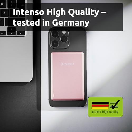 Batería portátil Intenso MW10000 rosa para viajar con iPhone y Android sin cables 7