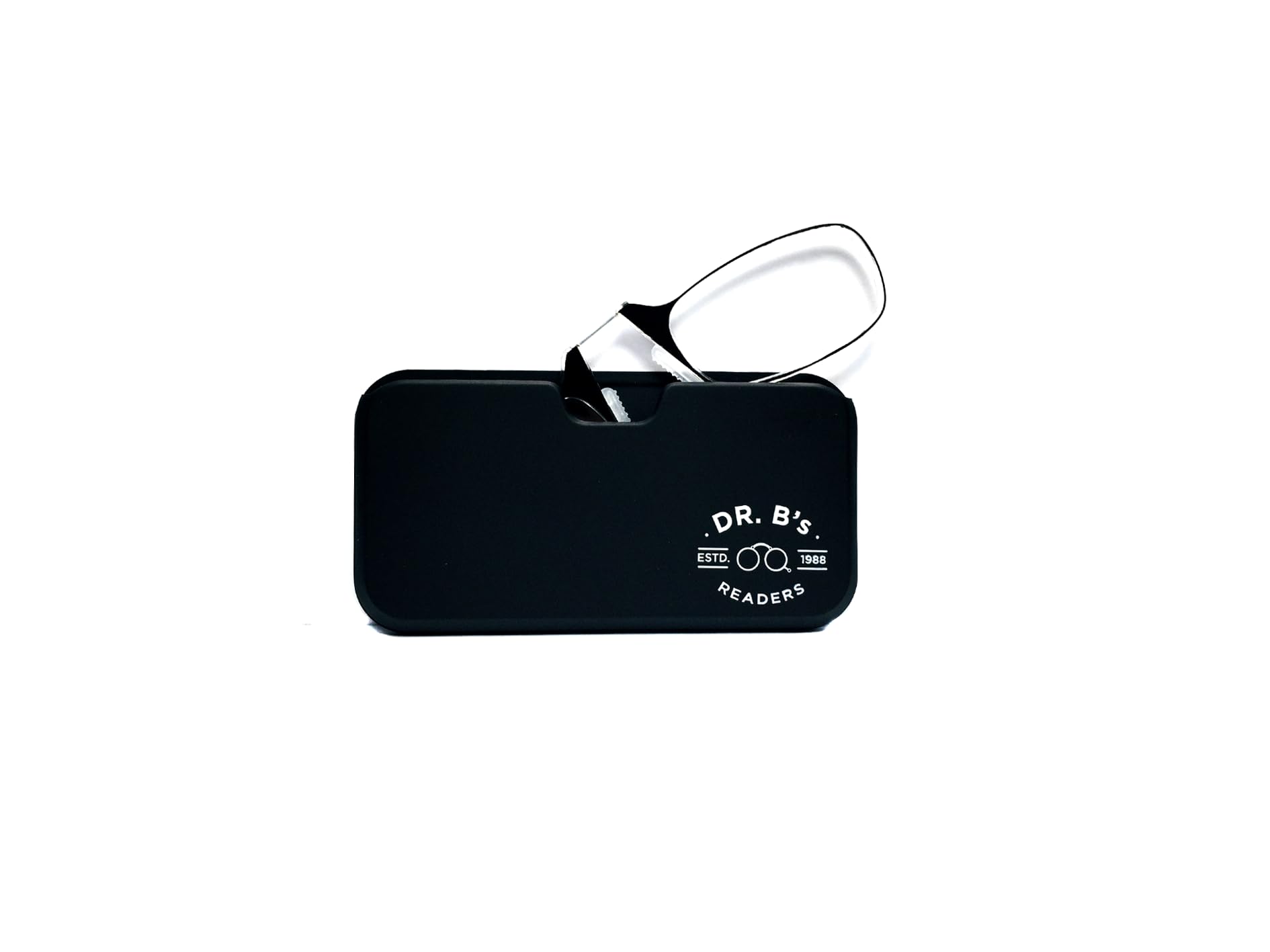 DR. Bs Readers Nose Resting Reading Glasses Protection from Screen Glare | Reduce Eye Strain & Fatigue Oval Eyeglasses Lightweight Frame with Pod Case for Men & Women (Black + 1.00) (B0C2ZJF2CK) Amazon Price History, Amazon Price Tracker